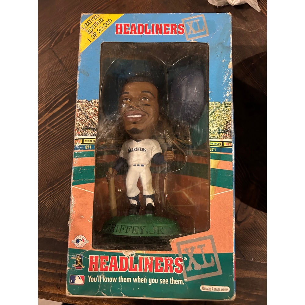 Ken Griffey Jr Seattle Mariners Headliners XL Bobblehead 1998 Premier Collection